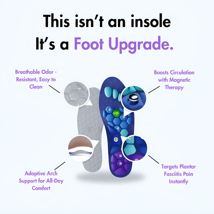 Magnetic Acupressure Insoles for Pain Relief
